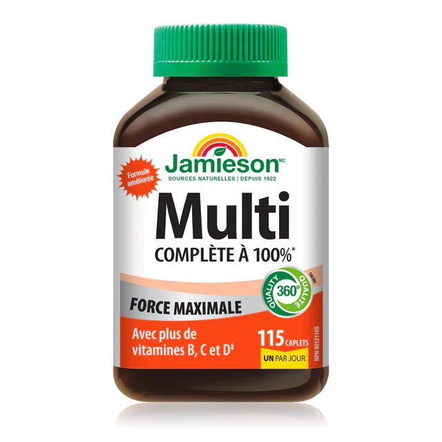 100% Complete Multi Max Strength | Jamieson™ | 115 Caplets - Image 2