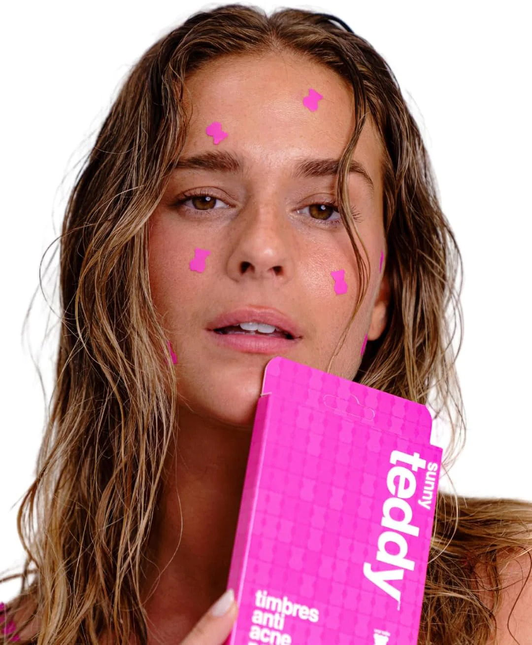 Acne Treatment Patches | Sunny Teddy | 72 Pink Teddy Patches - Image 5
