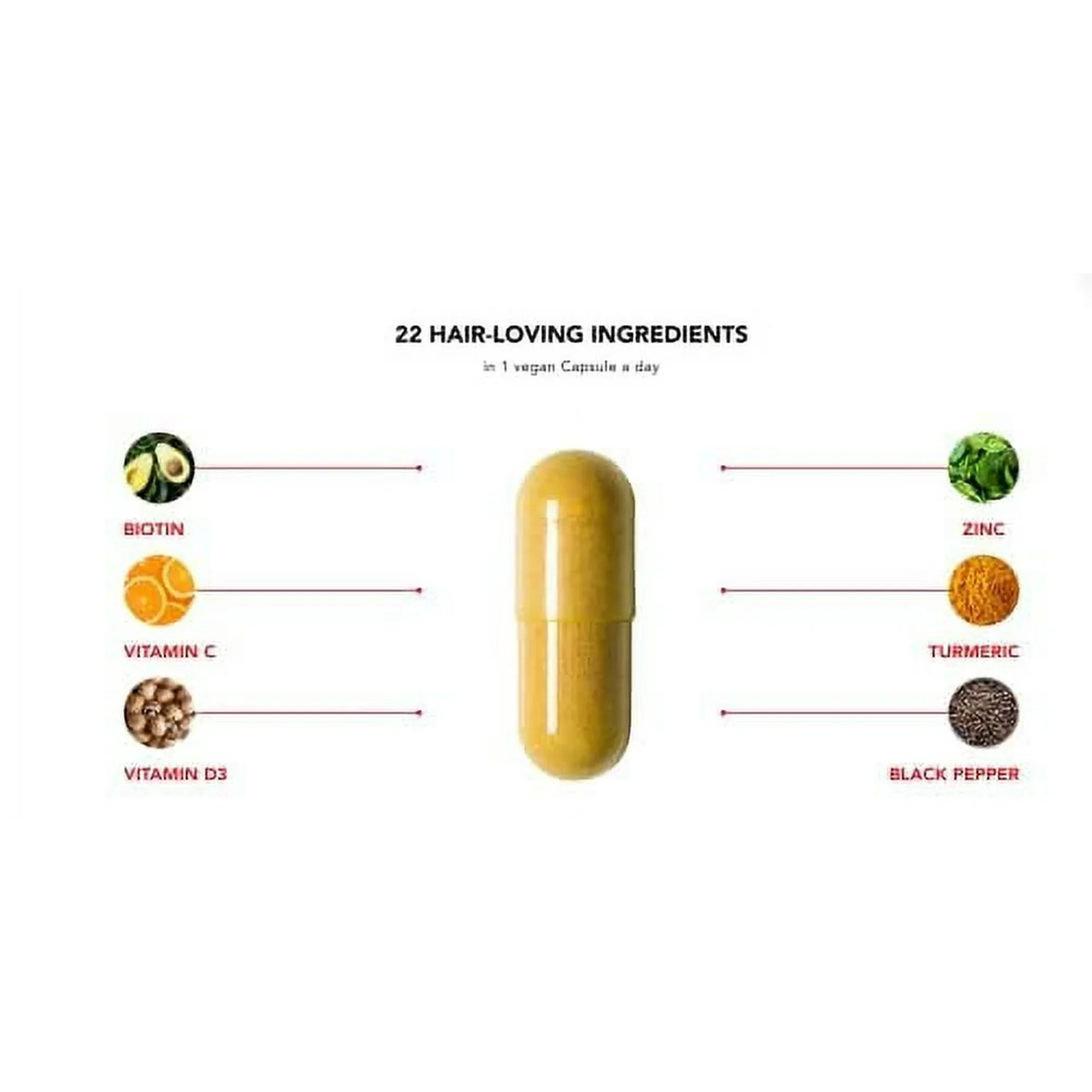 Advanced Formula Vitamins by HAIRtamin® – Hair Nourishing Supplement | 30 Capsules - Image 9