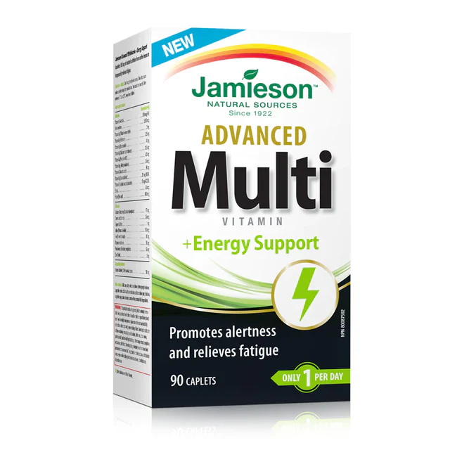Advanced Multivitamin & Energy Support | Jamieson™ | 90 Caplets - Image 3