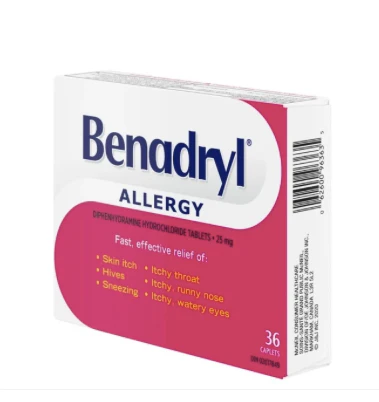 Allergy Tablets | Benadryl® |36 caplet - Image 3