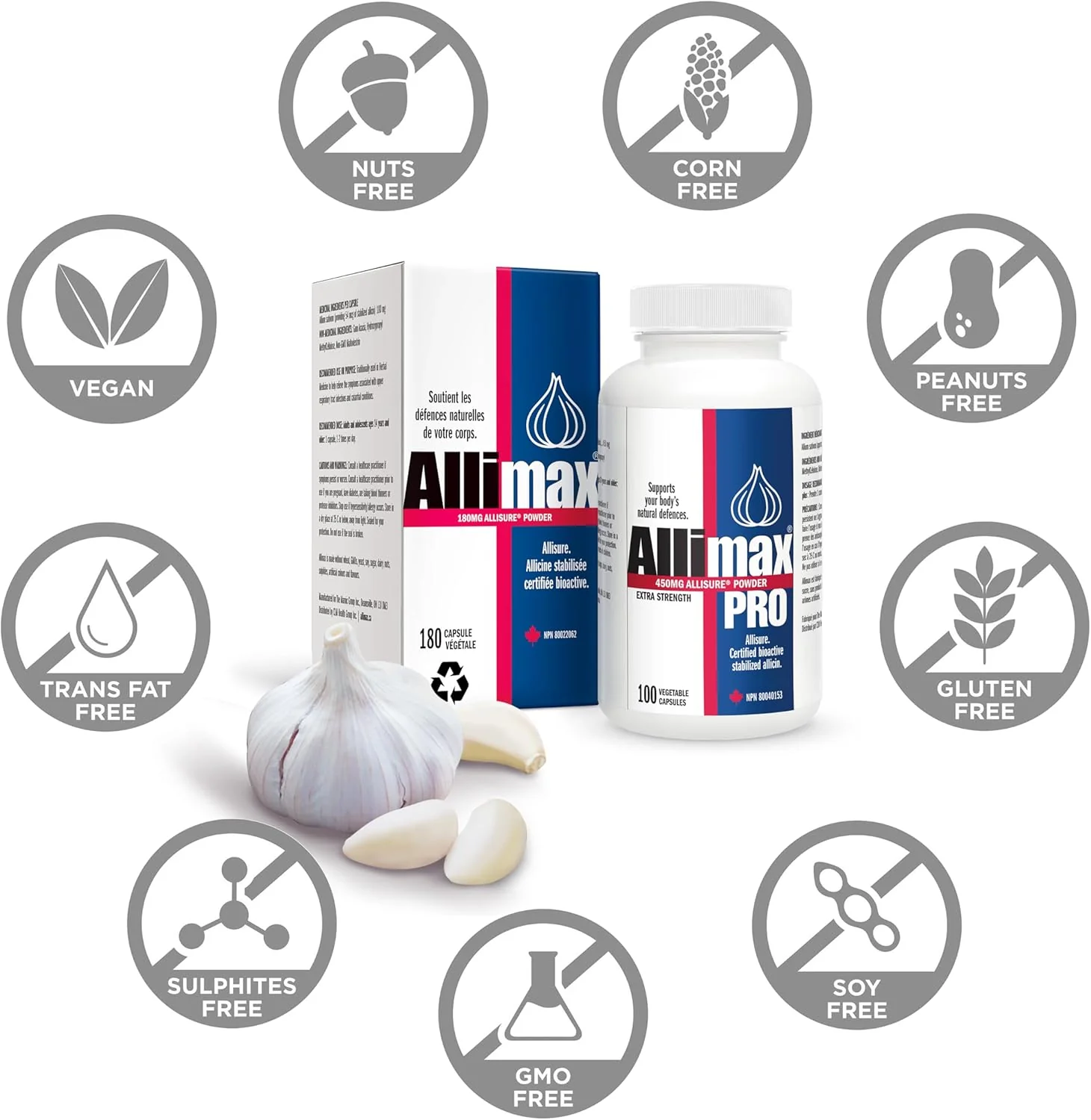 Allicin Capsules- 450mg | Allimax® Pro | 100 Vegan Capsules - Image 8