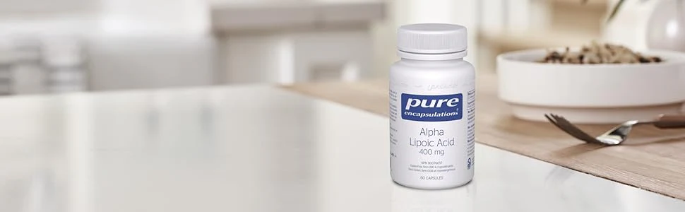 Alpha Lipoic Acid 400 mg by Pure Encapsulations® – Antioxidant & Cellular Protection Support  | 60 Vegetable Capsules - Image 8