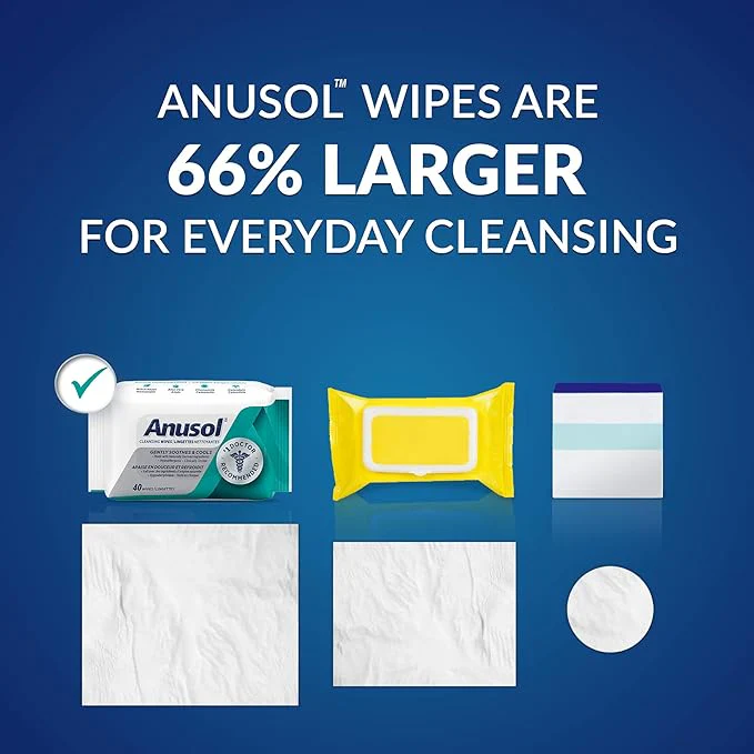 Anusol™ Cleansing Wipes | Anusol™ | 40 Count (Wipes) - Image 5