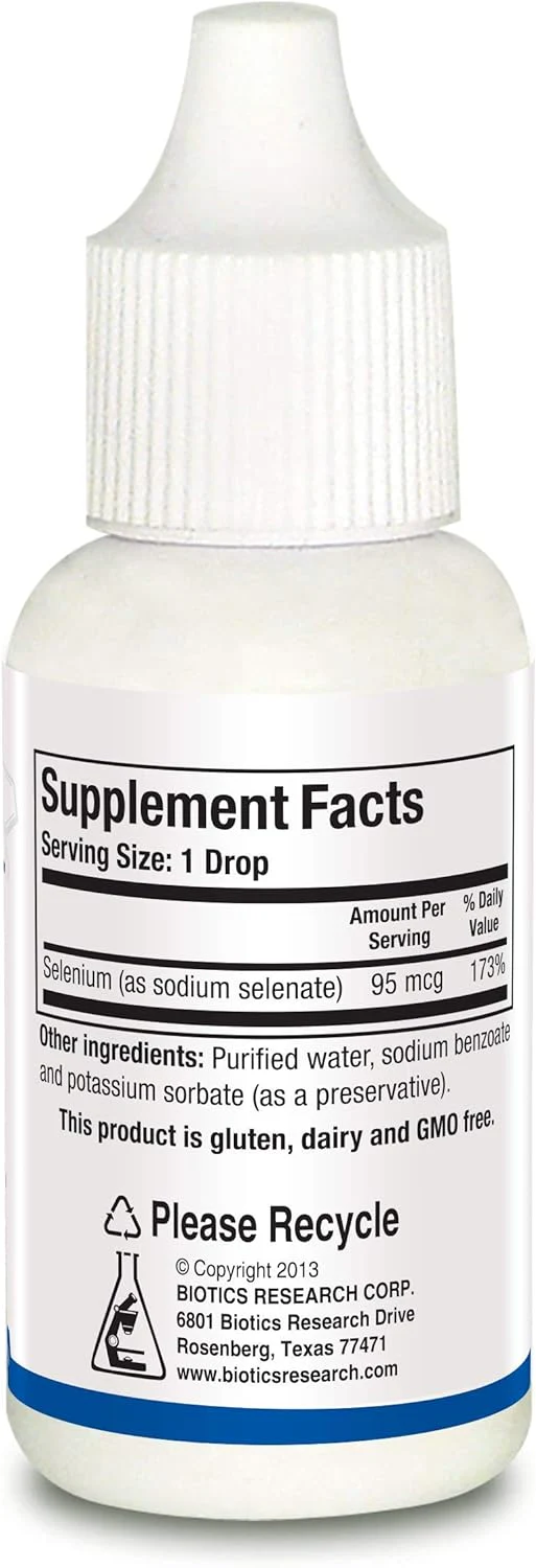 Aqueous Selenium | Biotics Research® | 0.5 fl. oz. (14.79 mL) - Image 2