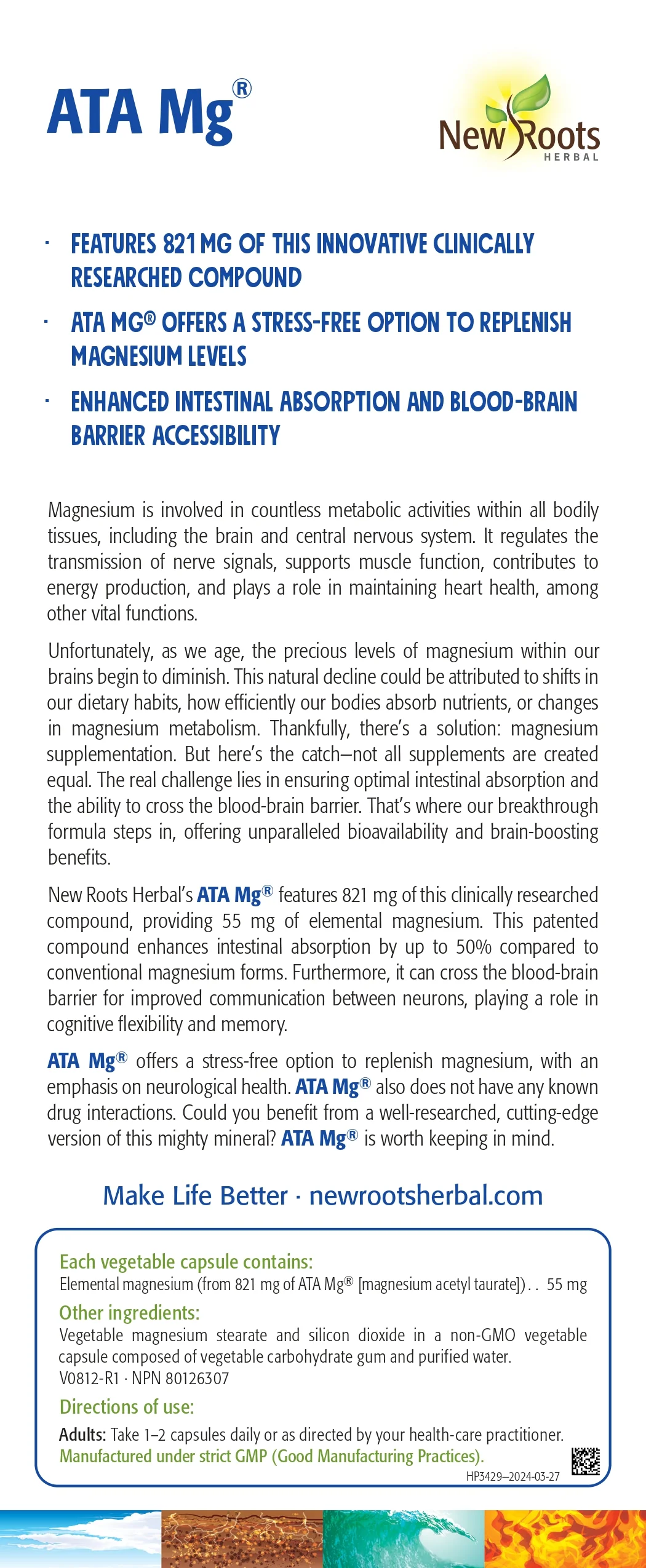 ATA Mg | New Roots HERBAL® | 30 Softgels - Image 5