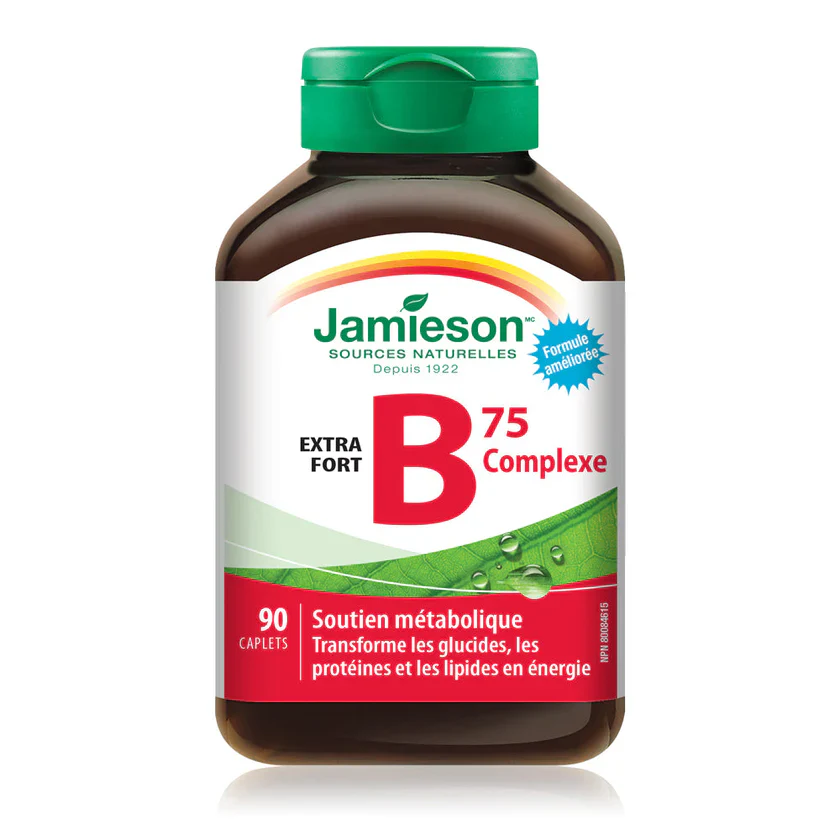 Extra Strength B75 Complex | Jamieson™ | 90 Caplets - Image 4