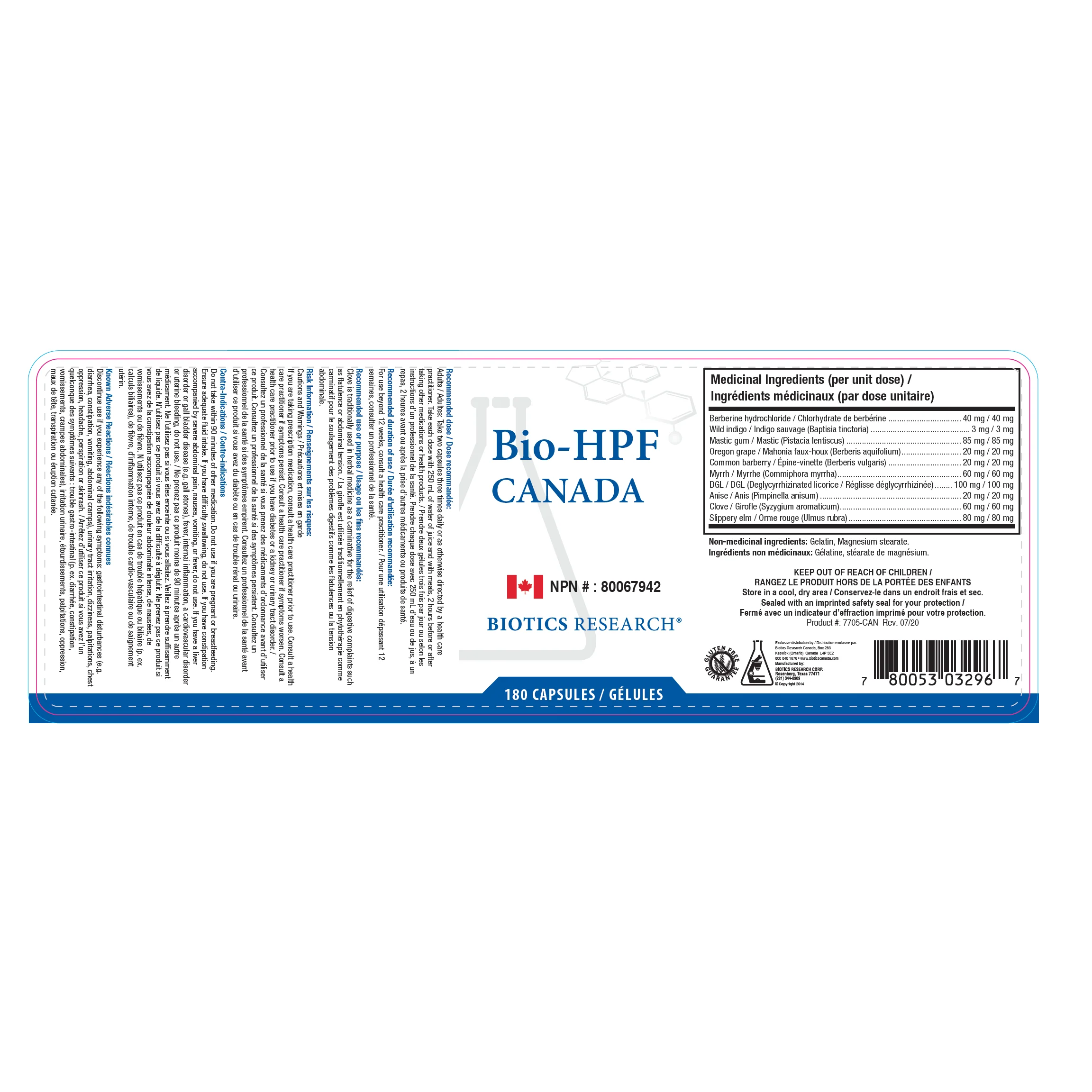 Bio-HPF® by Biotics Research® – Gastric & Microbial Balance Support | 180 Capsules - Image 4