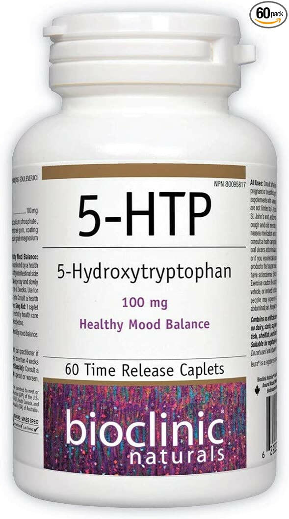 5-HTP Time Release | Bioclinic® Naturals | 60 Time Release Caplets - Image 5