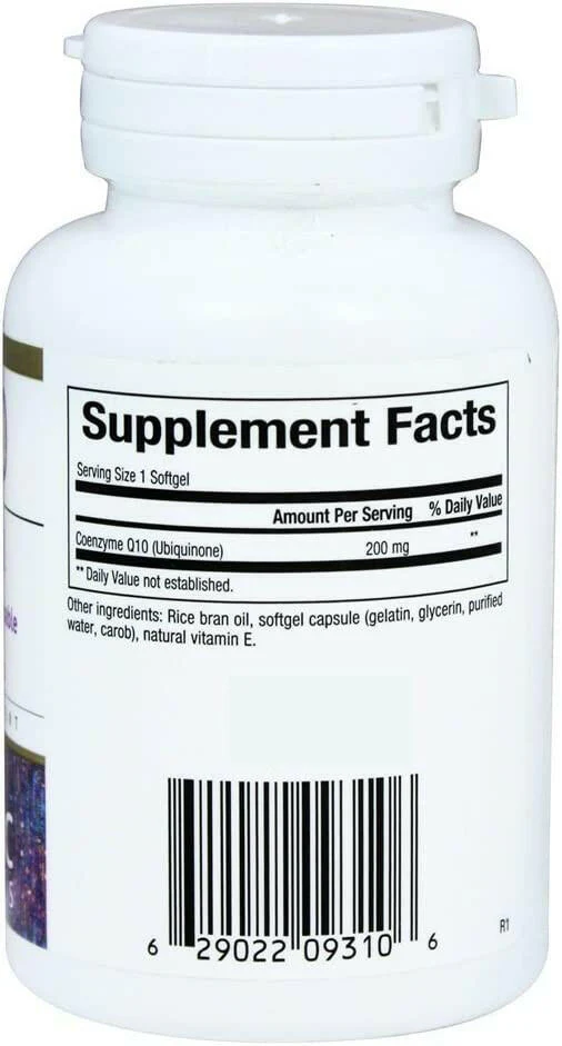CoQ10 200 mg by Bioclinic® Naturals – Cardiovascular & Energy Support | 30 or 60 Softgels - Image 2