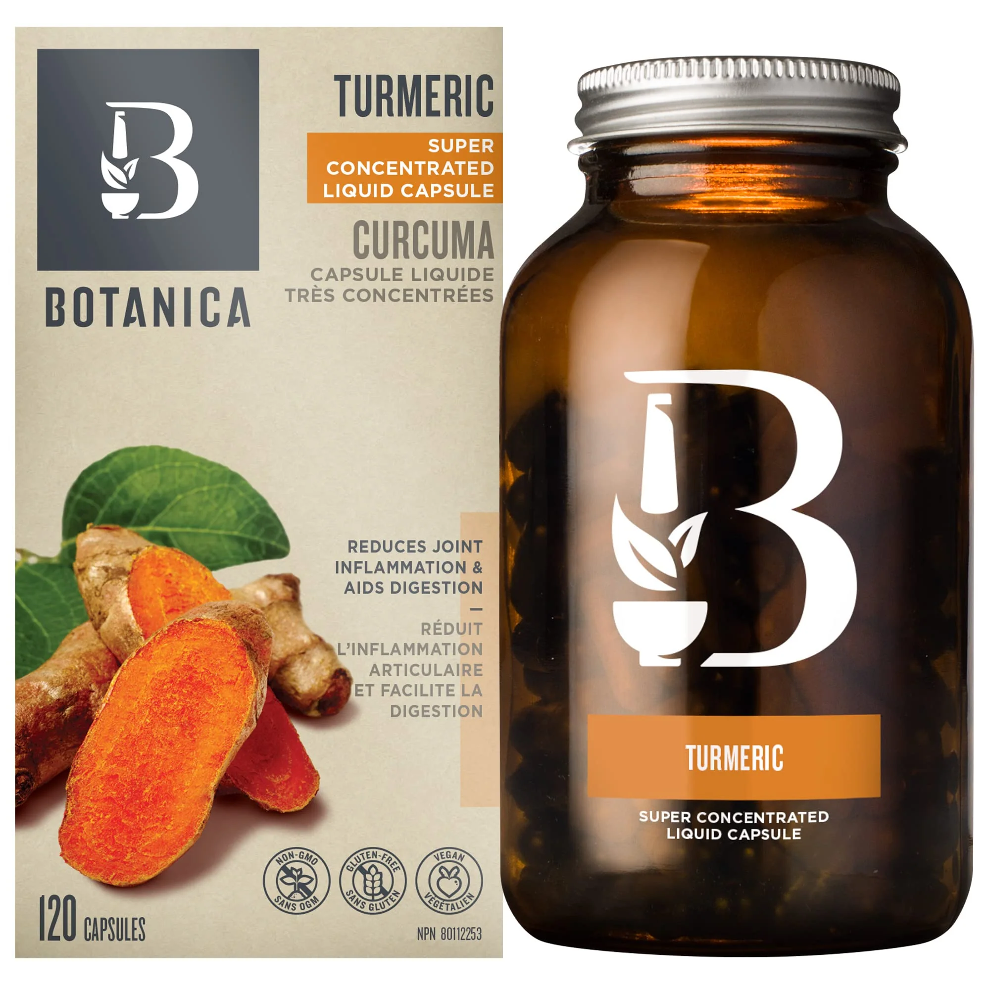Turmeric Liquid Capsule by Botanica® – Whole-Herb Anti-Inflammatory Support | 60 or 120 Capsules - Image 10