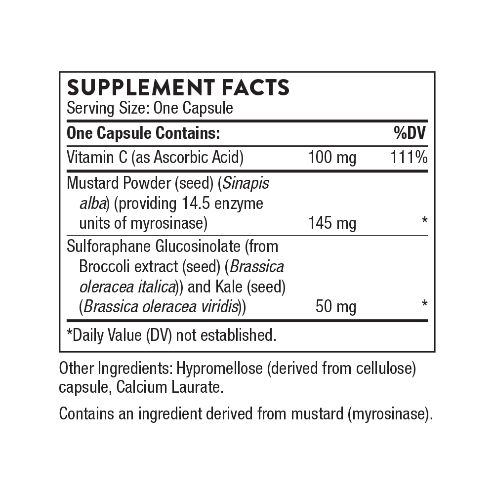 Broccoli Seed Extract by Thorne® – Sulforaphane & Cellular Detox Support | 60 Capsules - Image 11