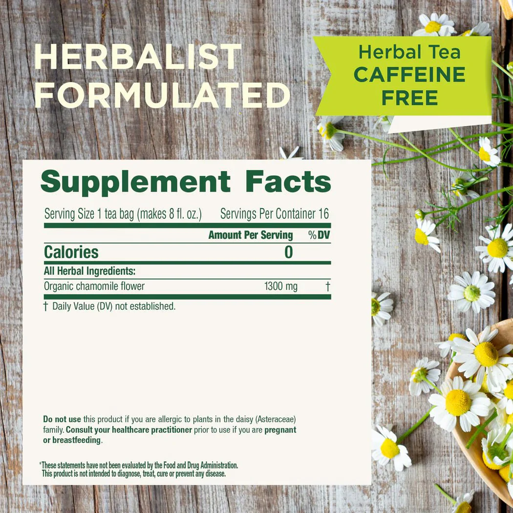 Organic Chamomile Tea | Traditional Medicinals® | 16 Tea Bags - Image 4