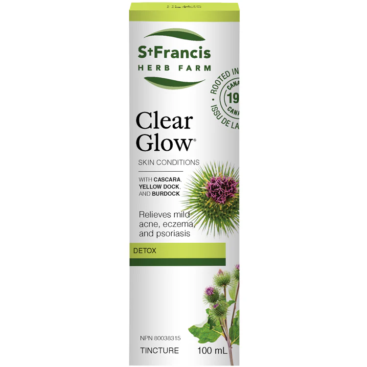 Clear Glow® by St. Francis Herb Farm – Herbal Skin Detox & Acne Support | 50 mL or 100 mL - Image 3