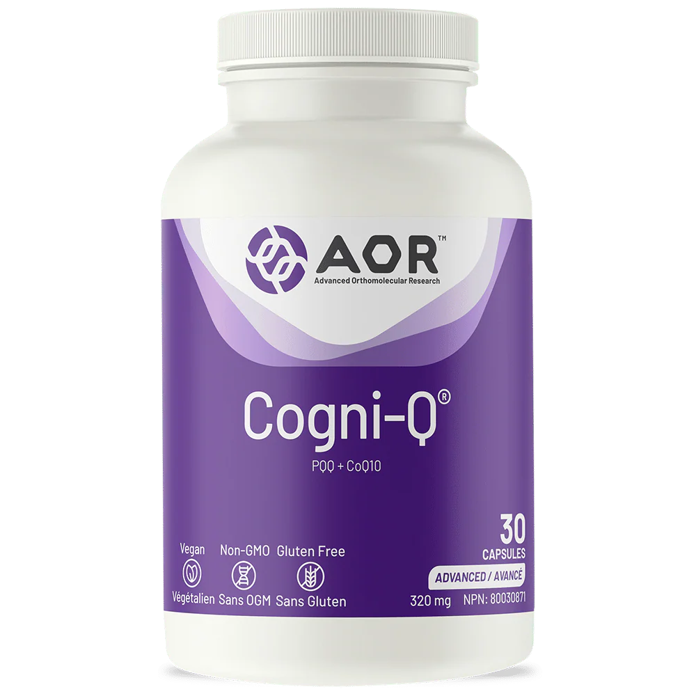 Cogni-Q by AOR™ – Cognitive, Memory & Brain Support | 30 Capsules