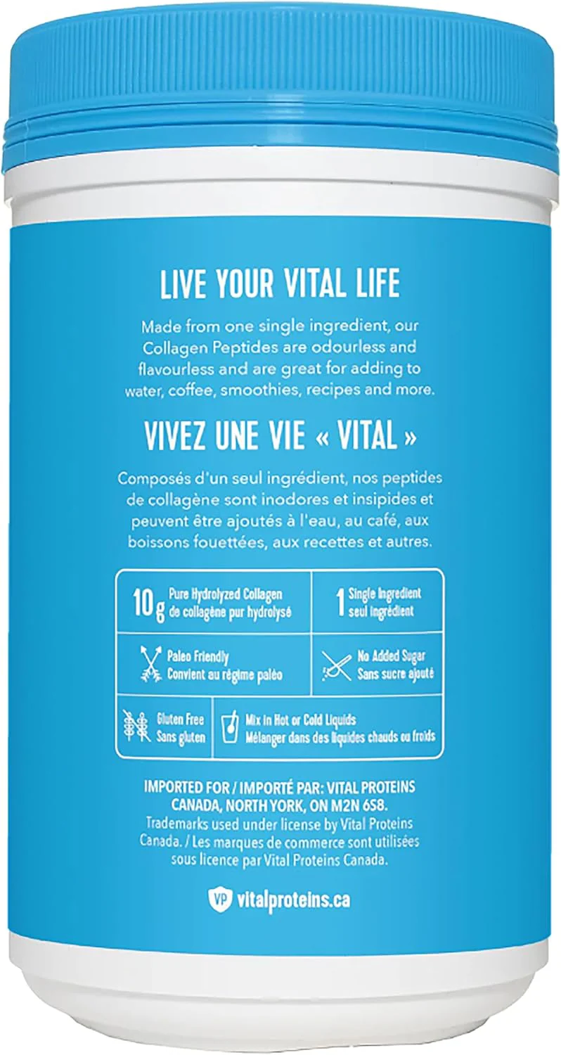 Collagen Peptides by Vital Proteins™ – Unflavoured Collagen Protein Support | 284 g (10 oz) - Image 3