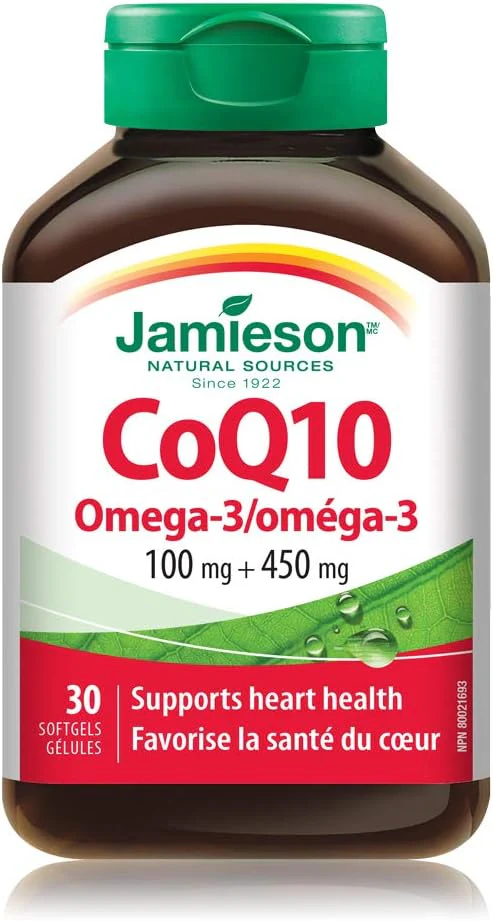 CoQ10 with Omega-3 | Jamieson™ | 30 Softgels - Image 5