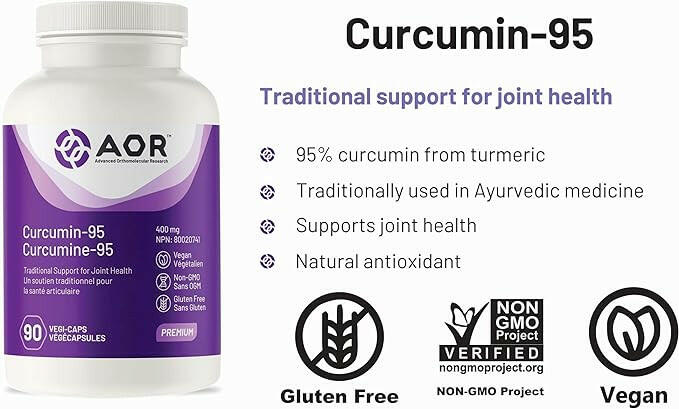 Curcumin-95 | AOR™ | 90 Capsules - Image 4