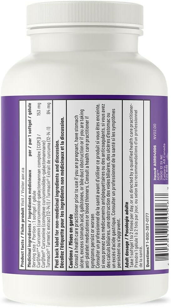 Curcumin Ultra® Vegan | AOR™ | 60 Capsules - Image 2
