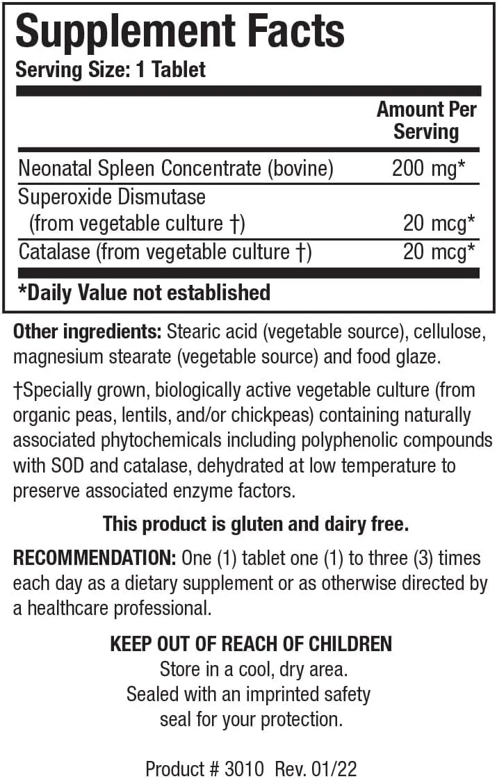 Cytozyme-SP™ | Biotics Research® | 60 Tablets - Image 2