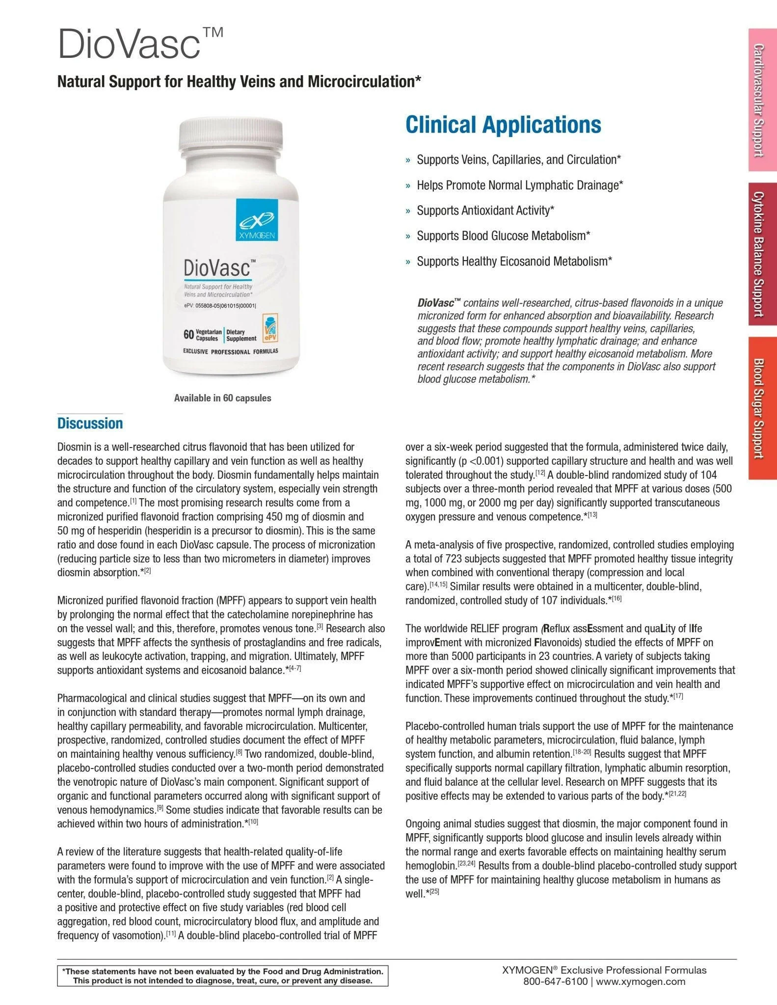 DioVasc™ | Xymogen® | 60 Capsules - Image 4
