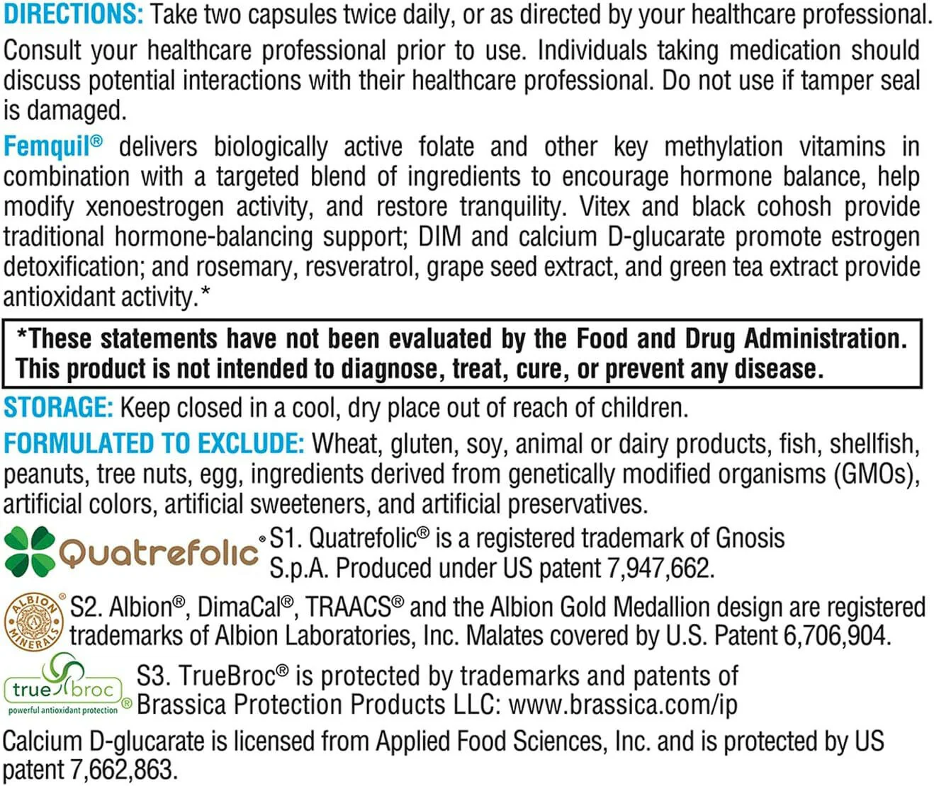 Femquil® | Xymogen® | 120 Capsules - Image 3