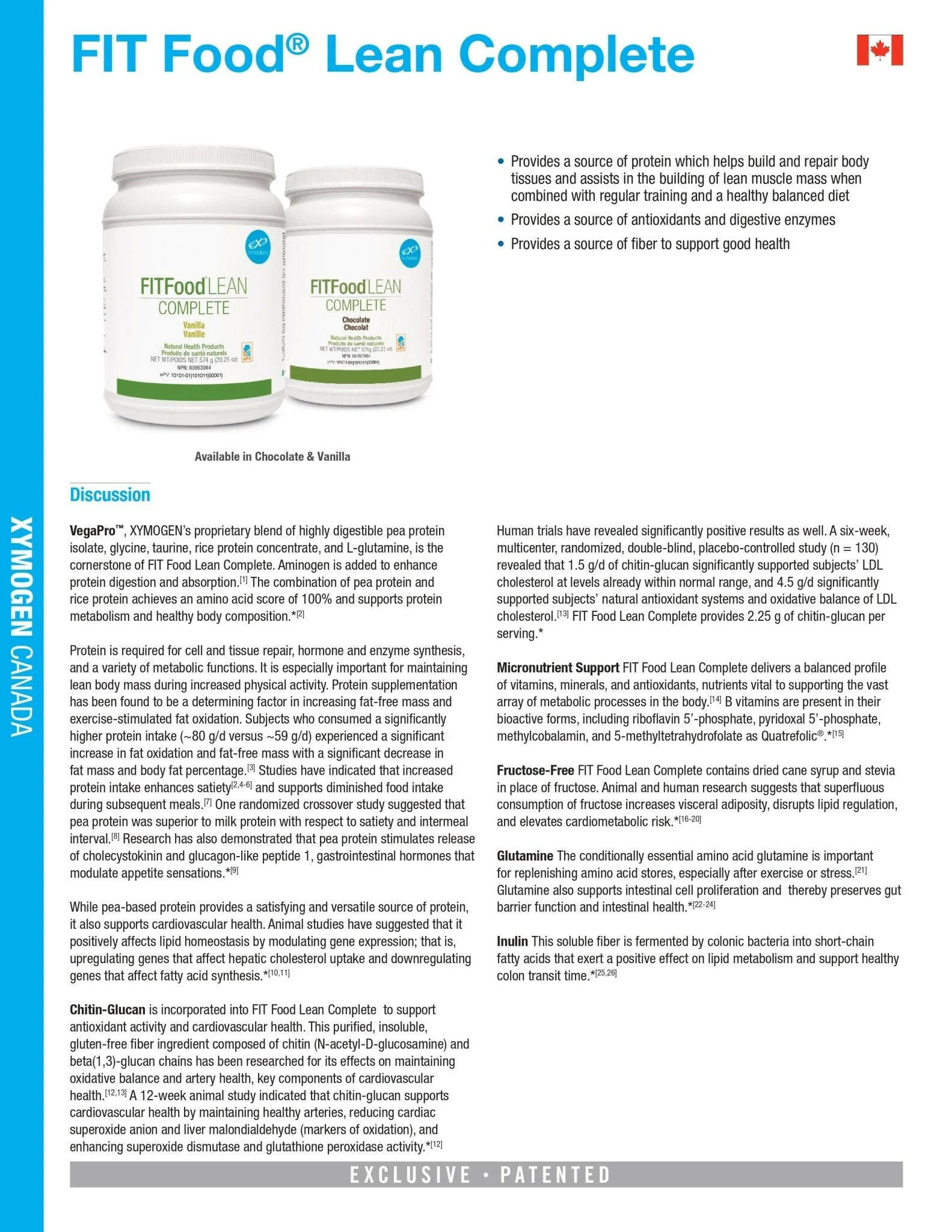 FIT Food Lean Complete I Xymogen® | 14 Servings - Image 6