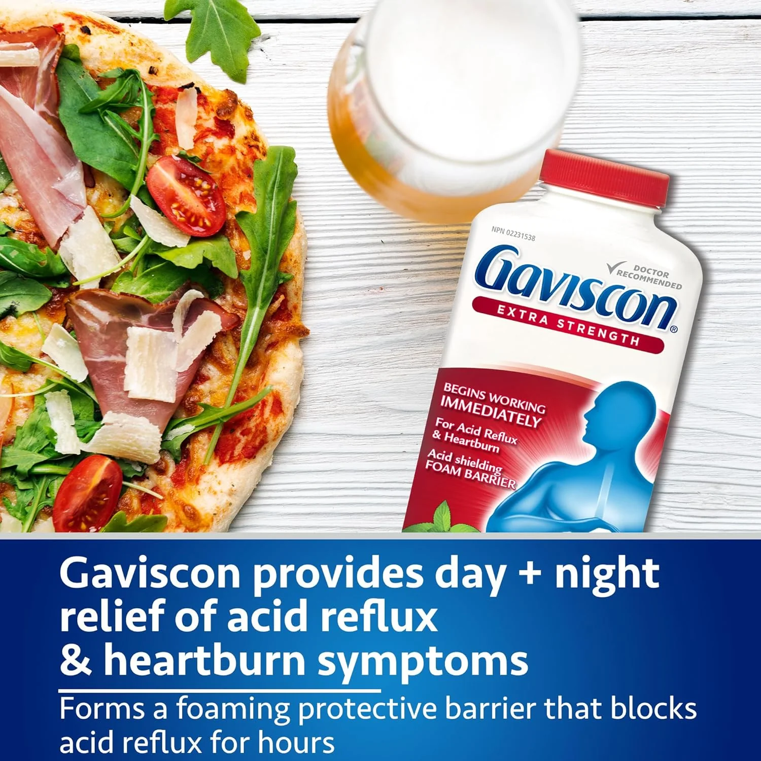 Chewable Foaming Antacid Tablets Extra Strength by Gaviscon® – Fast Heartburn & Acid Reflux Relief | Varous Sizes & Favours - Image 13