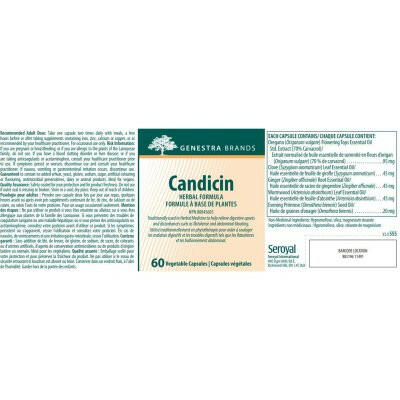 Candicin by Genestra Brands® – Gut Cleanse, Yeast & Candida Support | 60 Vegetable Capsules - Image 6