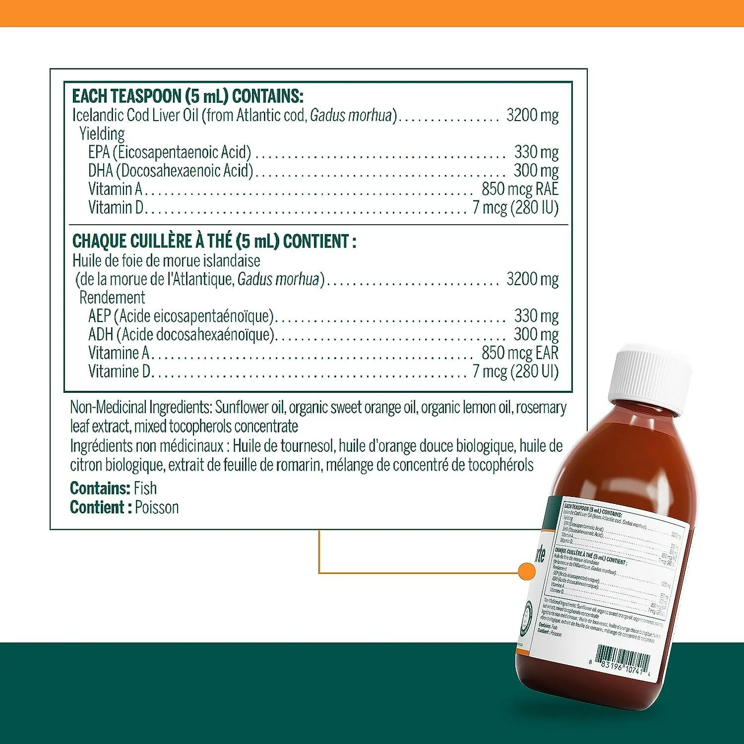 Cod Liver Oil Forte by Genestra Brands® – High-Potency Omega-3 & Vitamin A/D Support | 300 mL or 500 mL Liquid - Image 9
