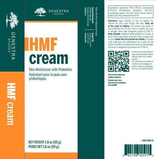 HMF Cream by Genestra Brands® – Probiotic Skin Support | 50 g (1.8 oz) Tube - Image 3