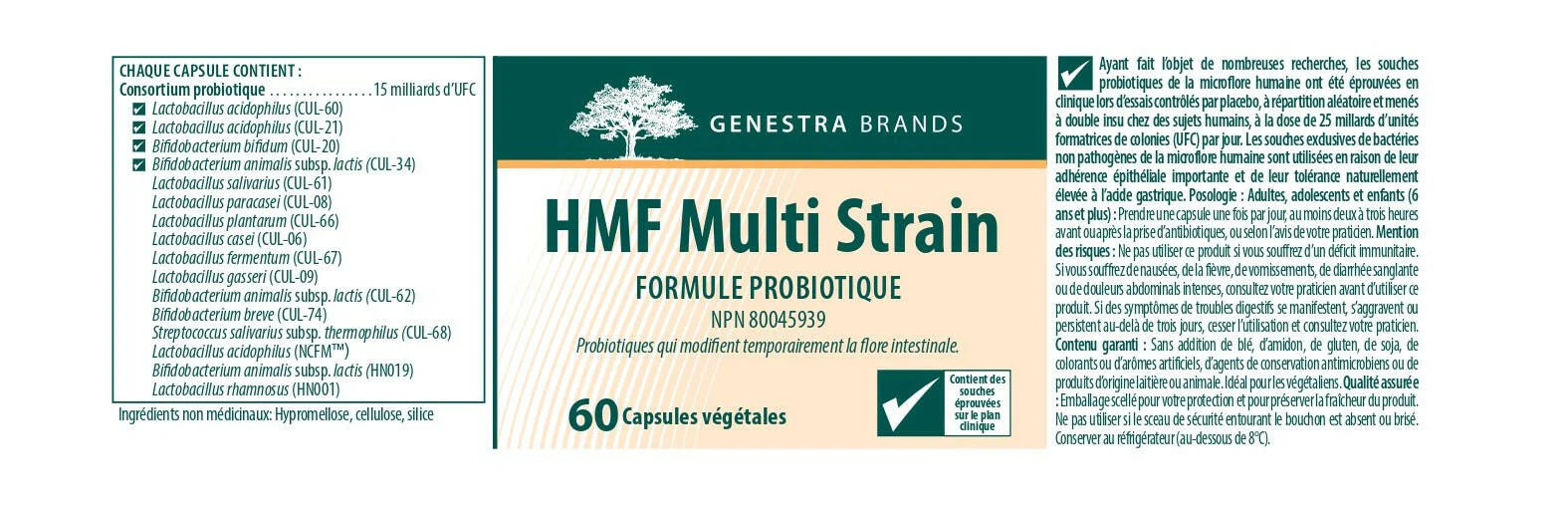 HMF Multi Strain | Genestra Brands® | 60 Capsules - Image 8