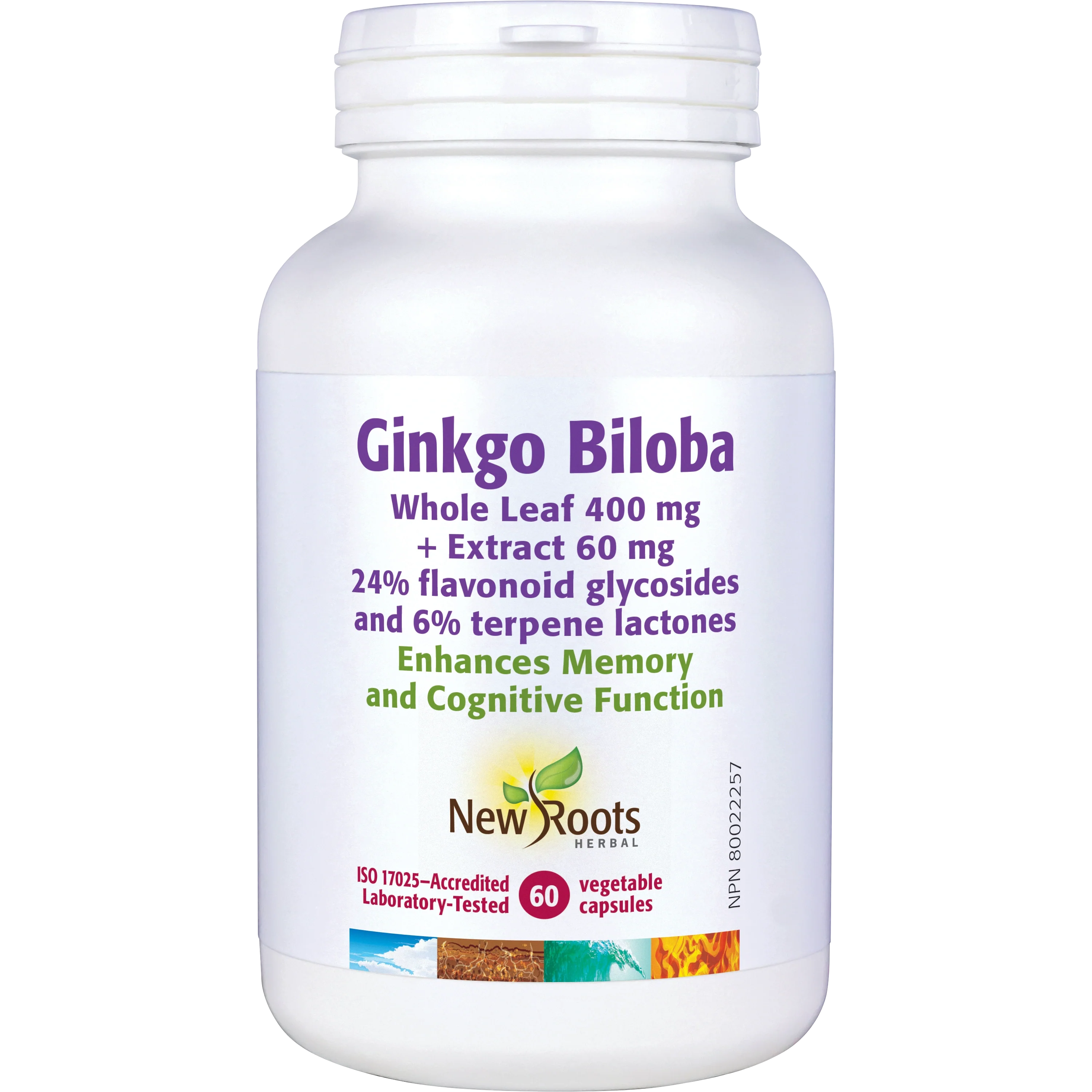 Ginkgo Biloba | New Roots HERBAL® | 60 OR 120 Veg Capsules - Image 2