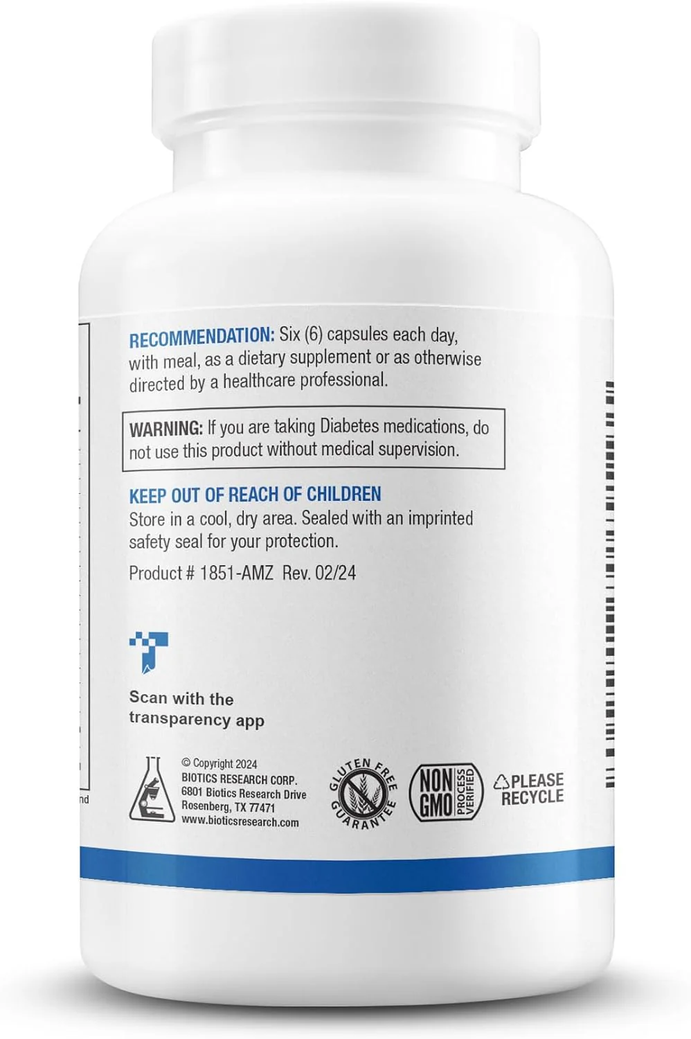 GlucoBalance® by Biotics Research® – Metabolic & Nutrient Support | 180 Capsules - Image 3