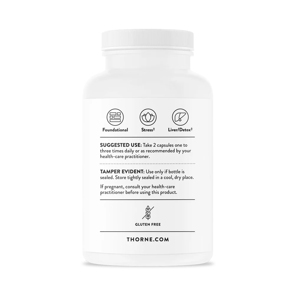 Glycine by Thorne® – Nervous System, Sleep & Detox Support | 250 Capsules - Image 2