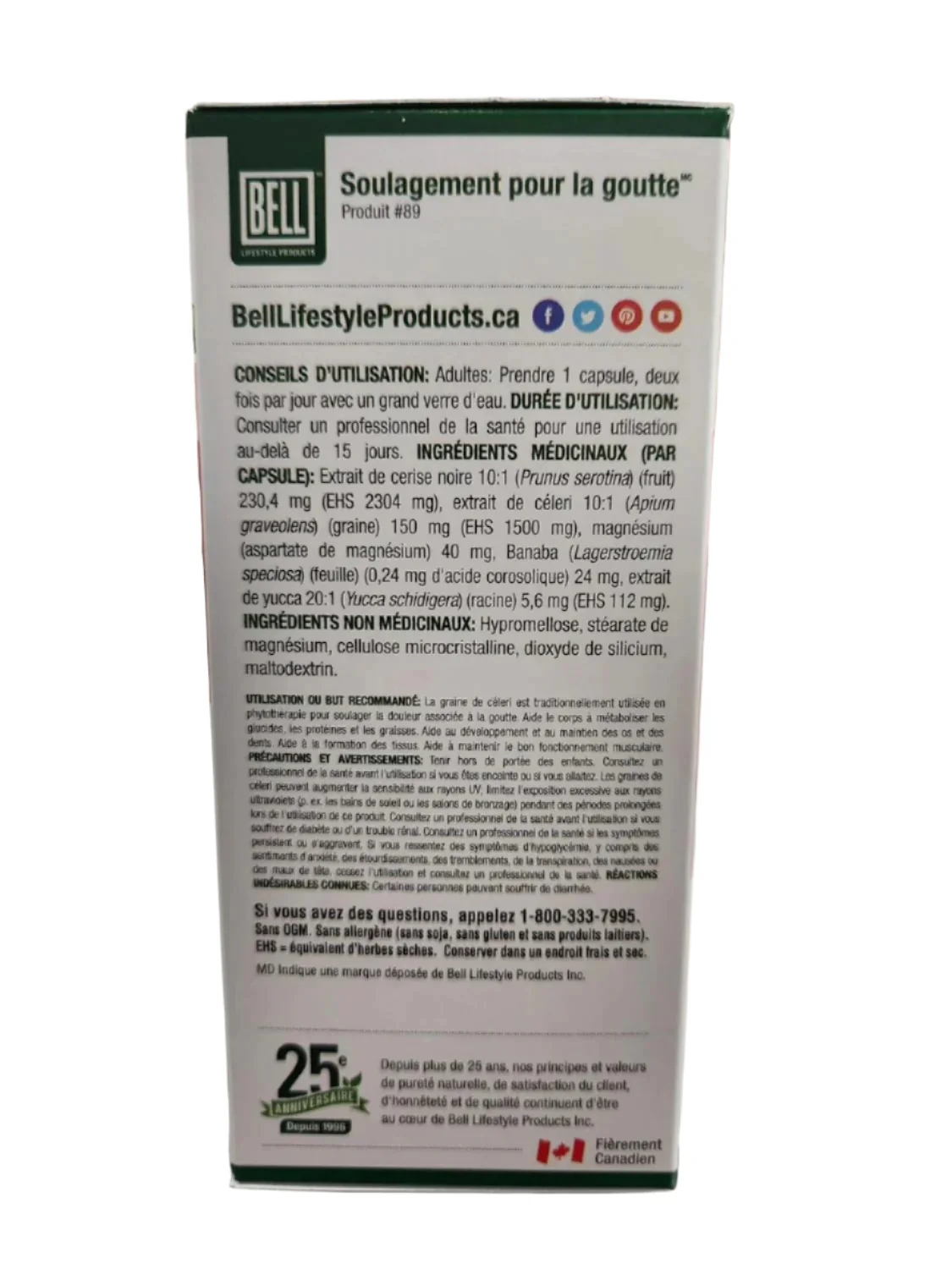 Gout Relief® | Bell® | 60 Capsules - Image 15