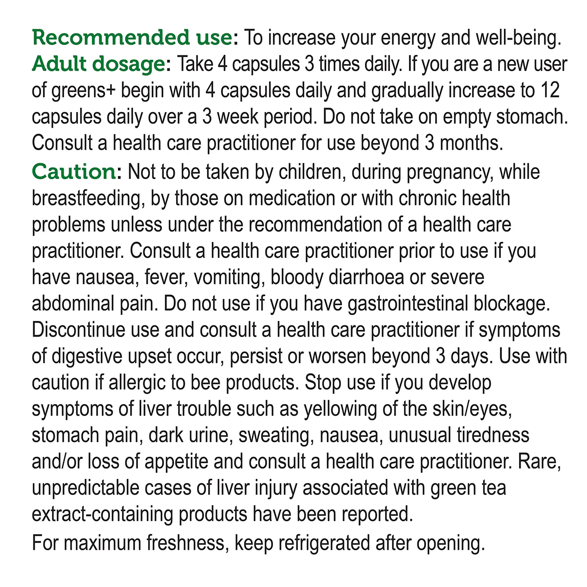 Greens+ Original | Genuine Health | 240 Capsule - Image 3