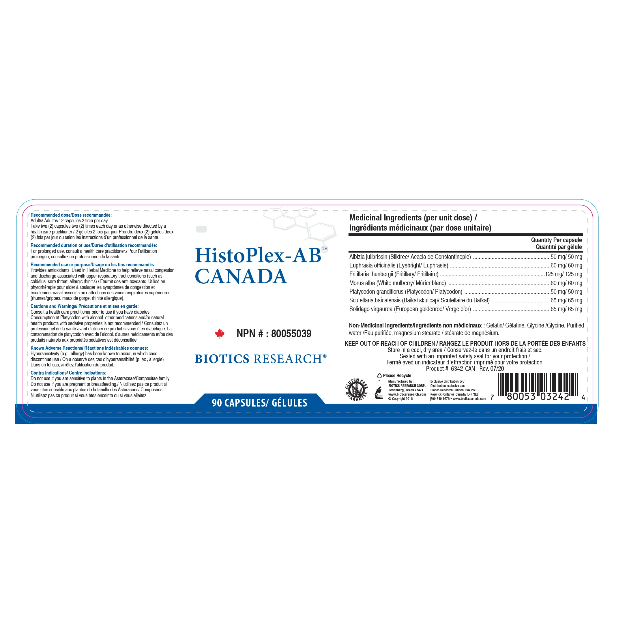 HistoPlex-AB™ by Biotics Research® – Intestinal Immune & Microbiome Support | 90 Capsules - Image 3
