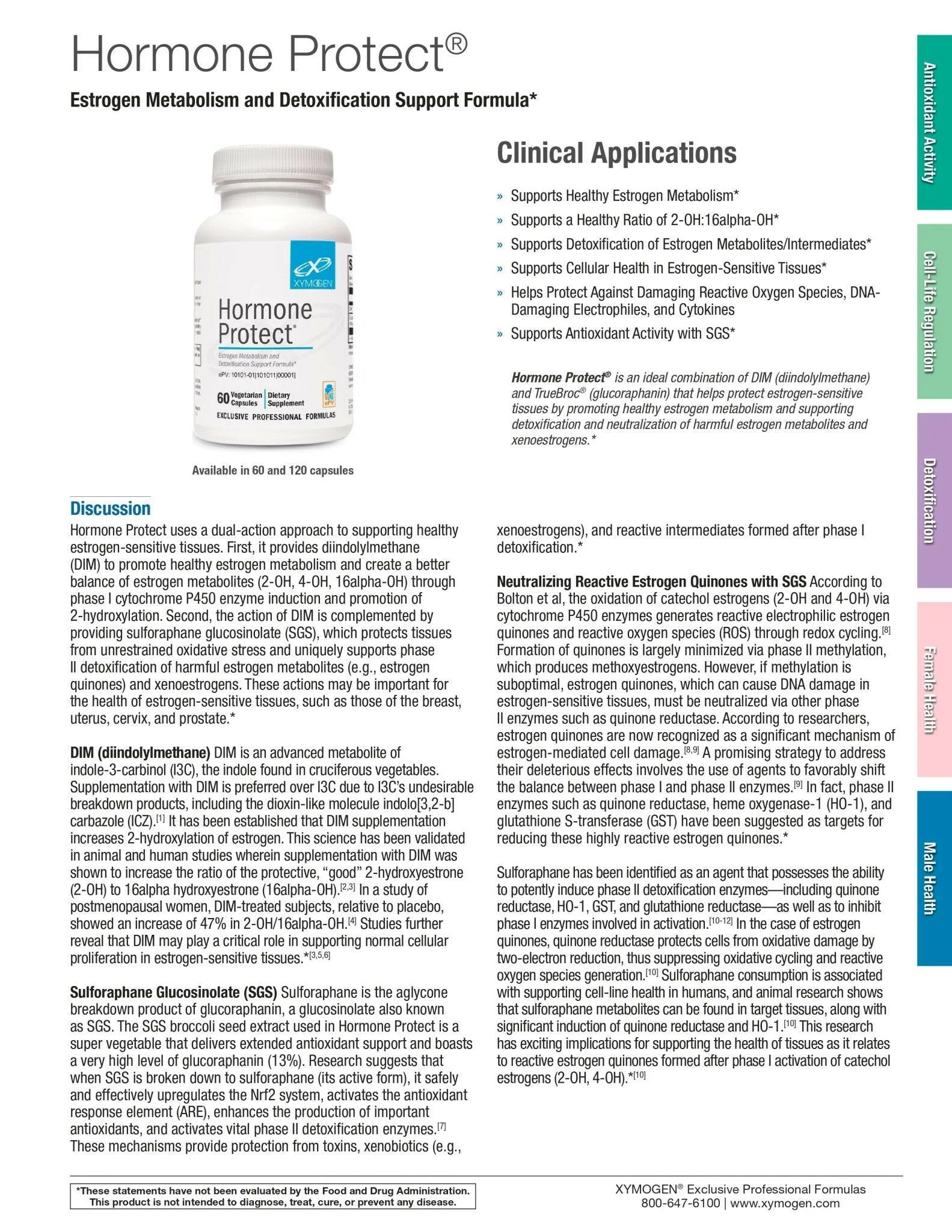 Hormone Protect | Xymogen® | 60 Capsules - Image 4