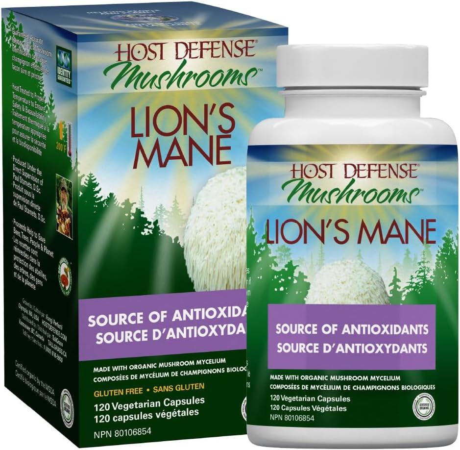 Lion’s Mane Capsules by Host Defense® – Memory, Focus & Cognitive Support | 30, 60 or 120 Capsules - Image 18