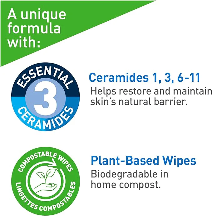 Hydrating Makeup Removing | CeraVe® | 25 Wipes - Image 5