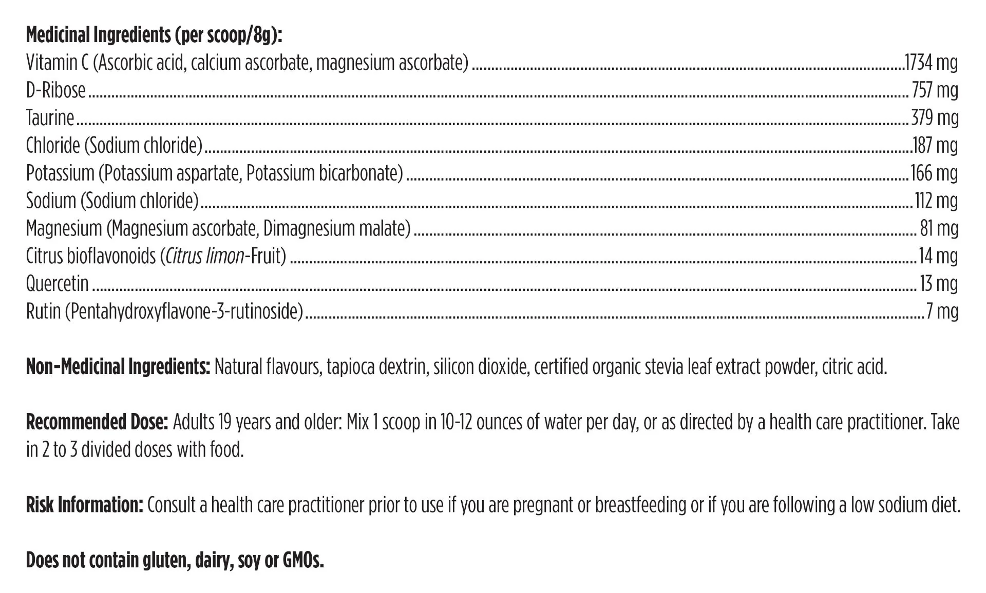 Hydration Complex | Designs for Sport® | 240 g (8.5 oz) - Image 2