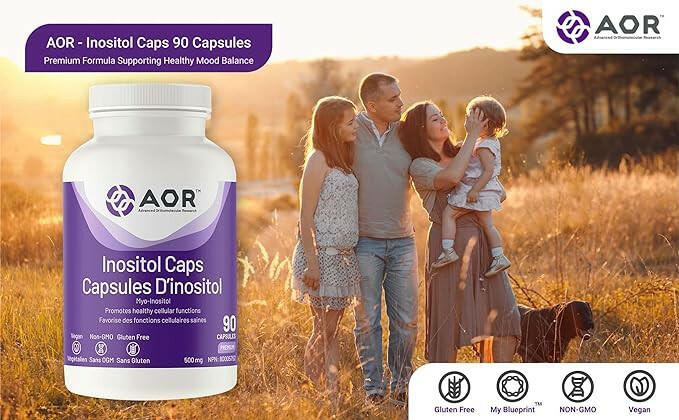 Inositol Capsules | AOR™ | 90 Capsules - Image 6