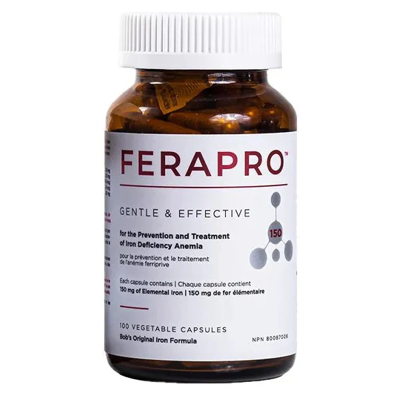 FERAPRO™ by Bob’s Iron Formula – High-Potency Iron & Energy Support | 100 Veggie Capsules - Image 12
