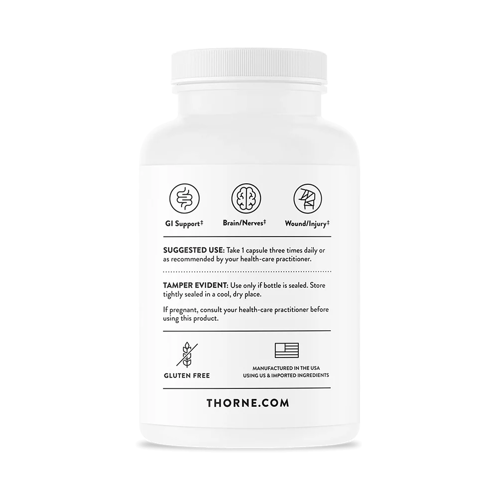 L-Glutamine by Thorne® – Gut, Immune & Muscle Support | 90 Capsules - Image 3