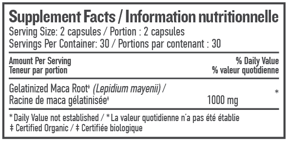 Maca Root | Botanica | 60 Capsules - Image 17