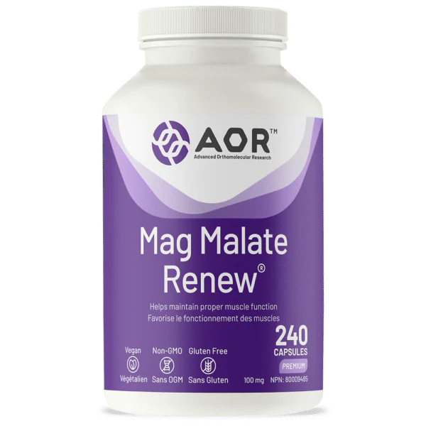 Mag Malate Renew 100mg | AOR™ | 120 or 240 Capsules - Image 6