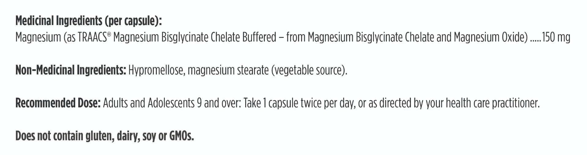 Magnesium Bisglycinate  | Designs for Sport® | 120 Capsules - Image 2