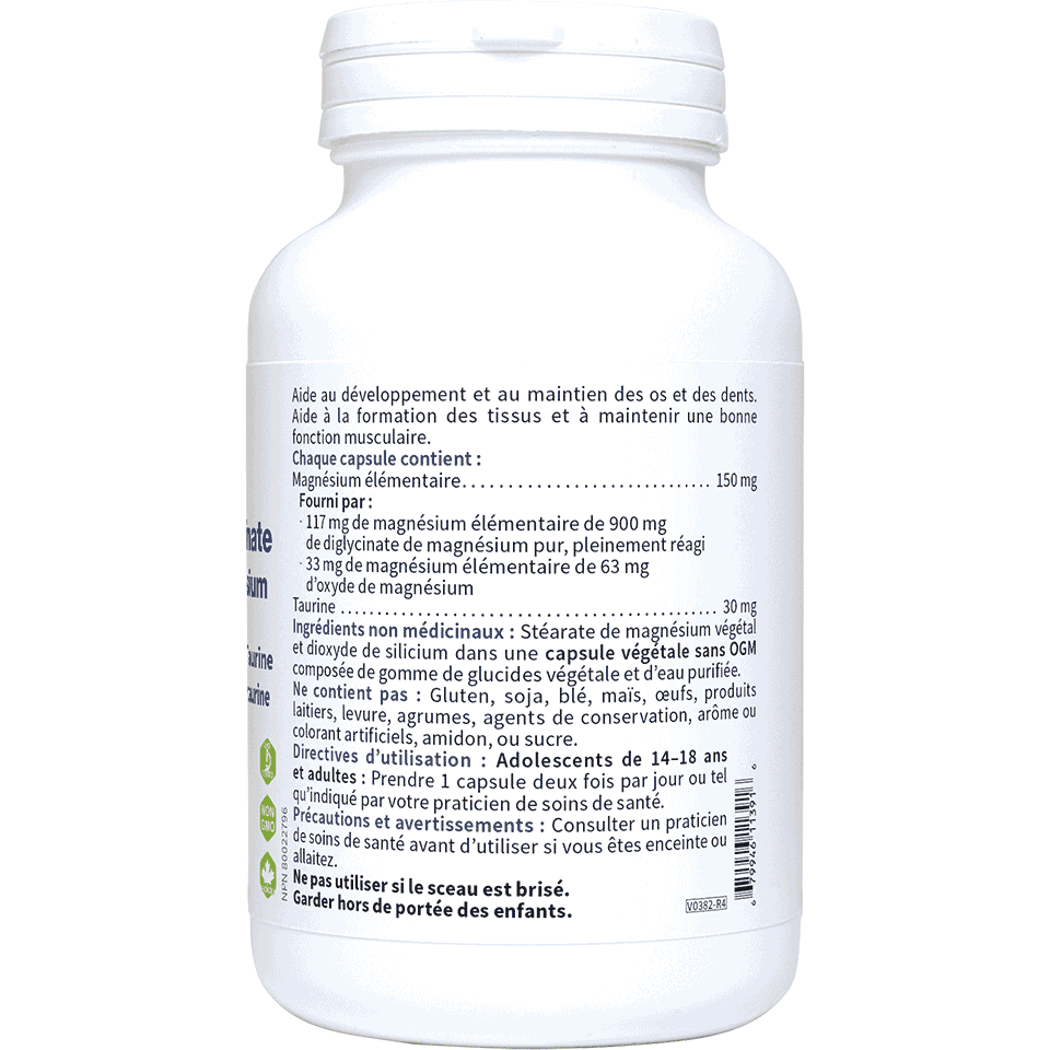 Magnesium Bisglycinate by Vitazan Professional – Magnesium & Taurine Muscle Support | 120 Capsules - Image 2
