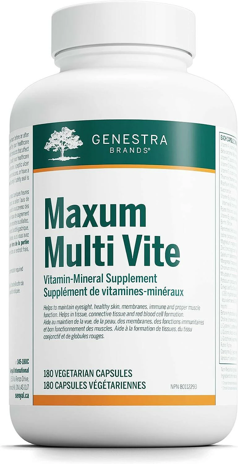 Maxum Multi Vite | Genestra Brands® | 90 or 180 Vegetable Capsules - Image 12